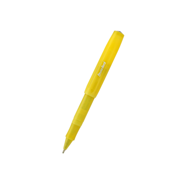 Kaweco Frosted Sport Gel Rollerball Pen - Sweet Banana — capped