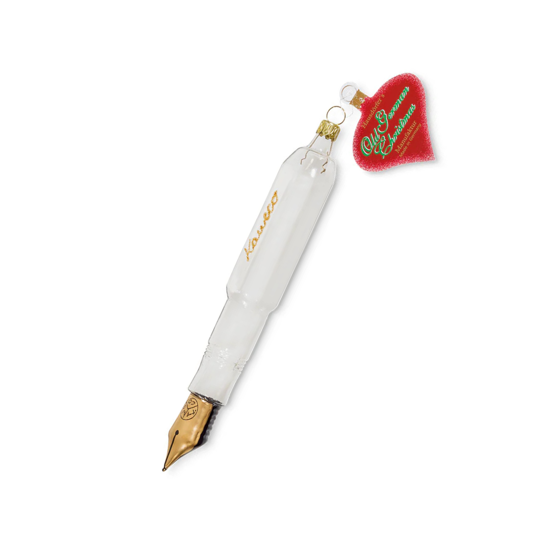 Kaweco Glass Pen Clear Christmas Decoration — detail view