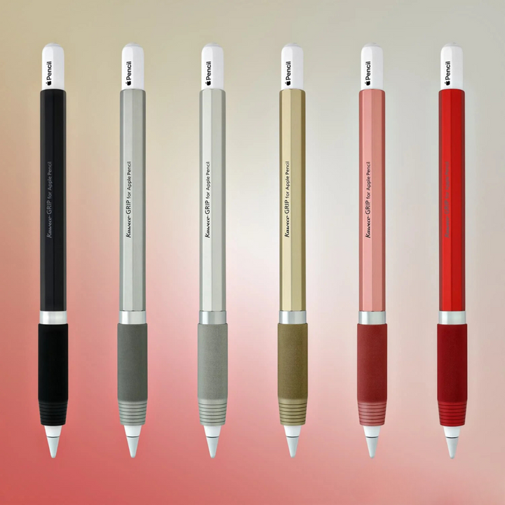Kaweco Grip for Apple Pencil Red — flat lay