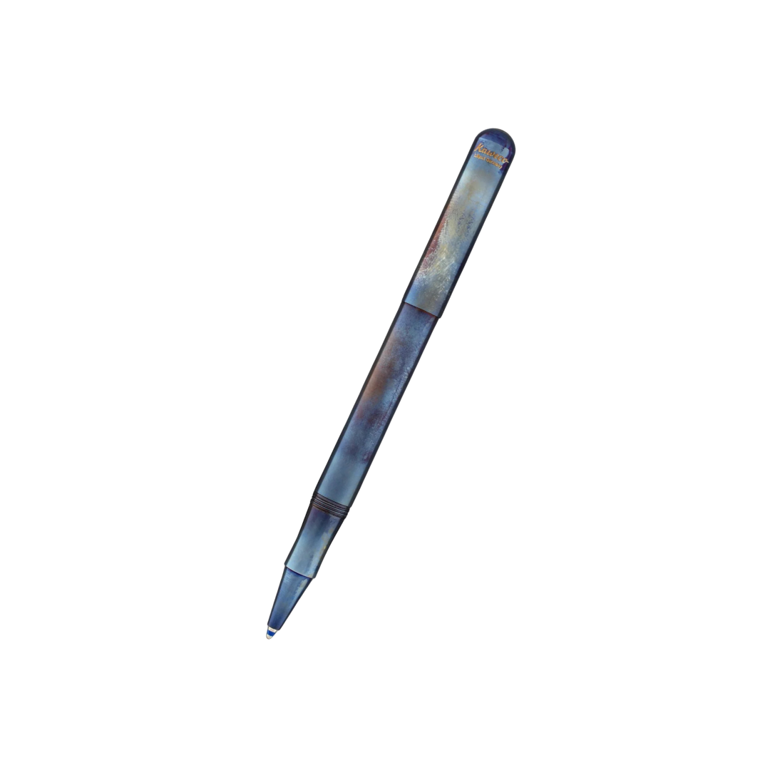 Kaweco LILIPUT Ballpoint Pen - Fireblue with Cap — capped