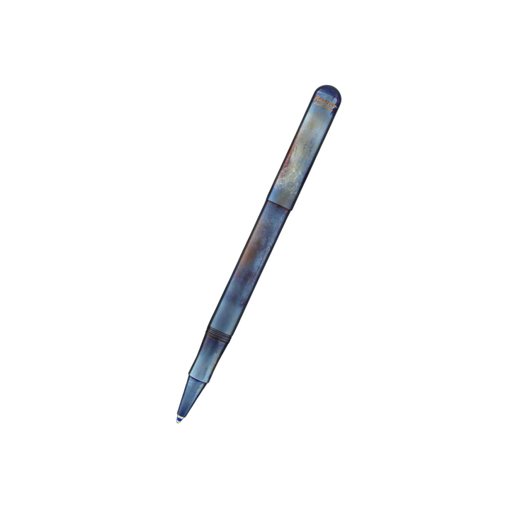 Kaweco LILIPUT Ballpoint Pen - Fireblue with Cap — capped