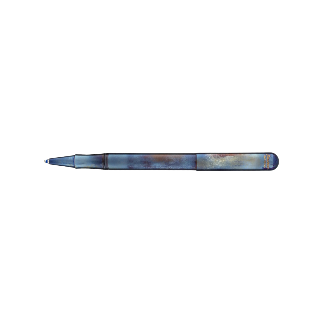Kaweco LILIPUT Ballpoint Pen - Fireblue with Cap — barrel detail