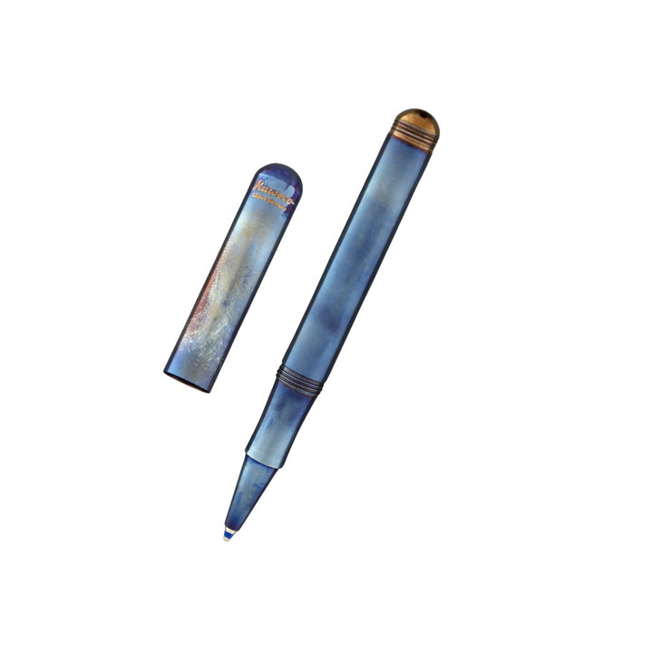 Kaweco LILIPUT Ballpoint Pen - Fireblue with Cap — tip detail