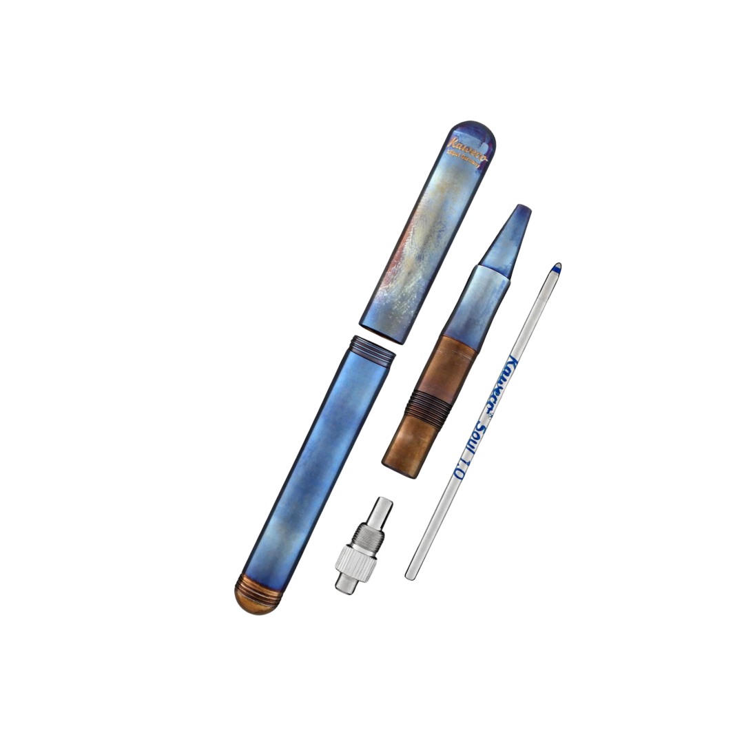 Kaweco LILIPUT Ballpoint Pen - Fireblue with Cap — with packaging