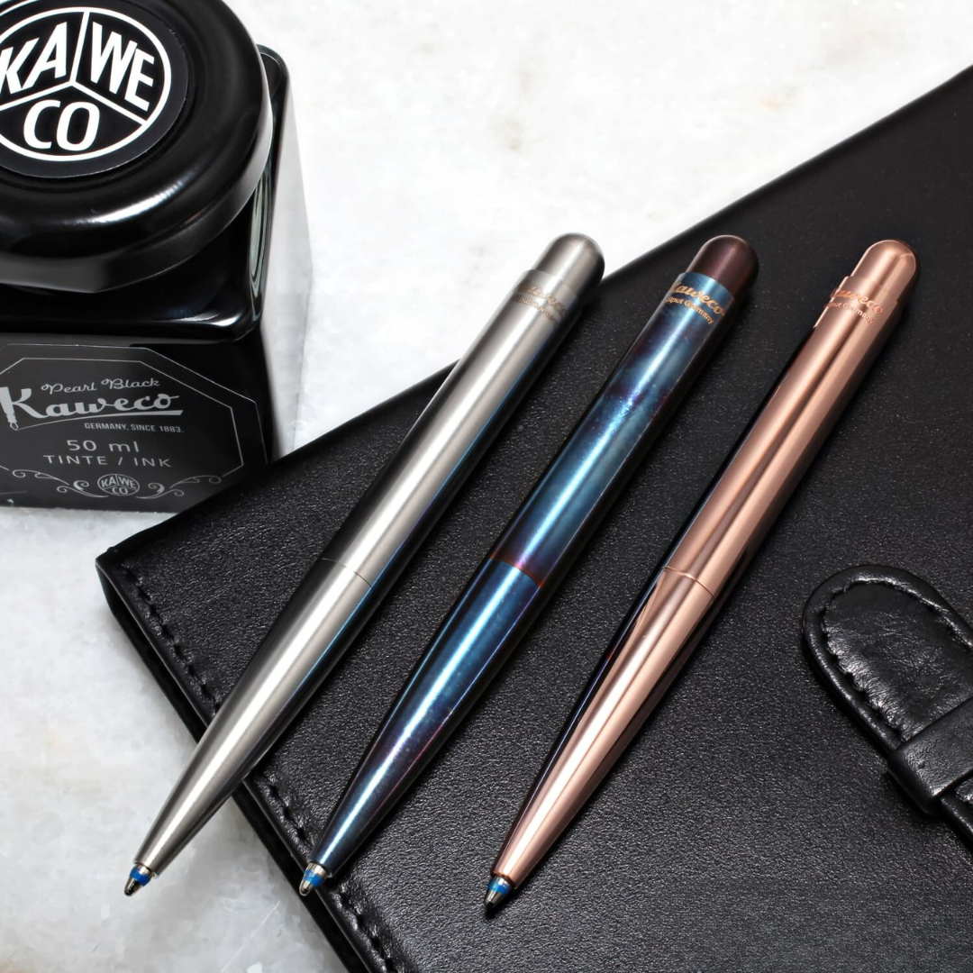 Kaweco Liliput Ballpoint Pen - Copper — flat lay