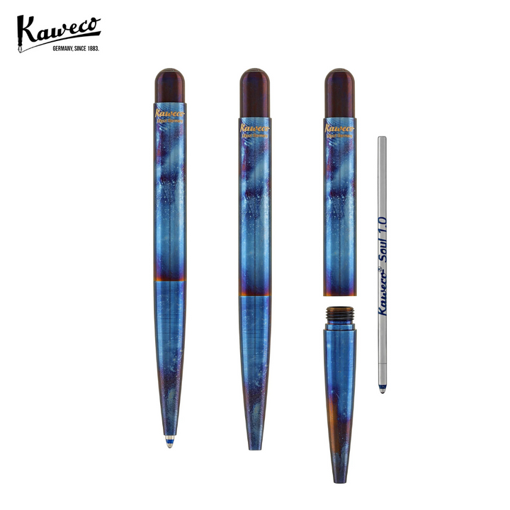 Kaweco Liliput Ballpoint Pen in Fireblue — Kaweco ballpoint pen — reliable smooth-writing everyday pen, at Cityluxe Singapore