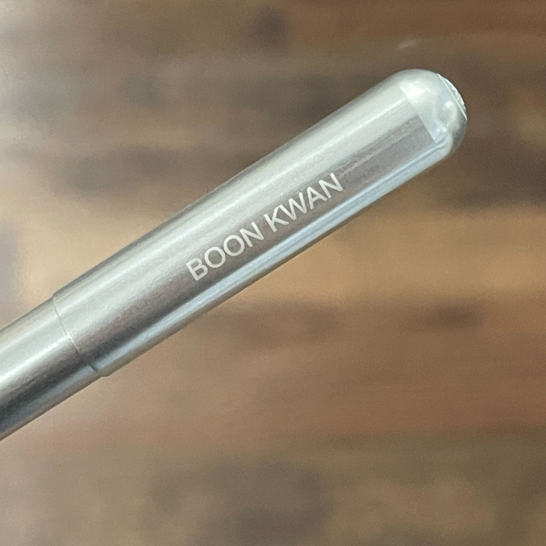 Kaweco Liliput Ballpoint Pen with Cap - Silver — barrel detail