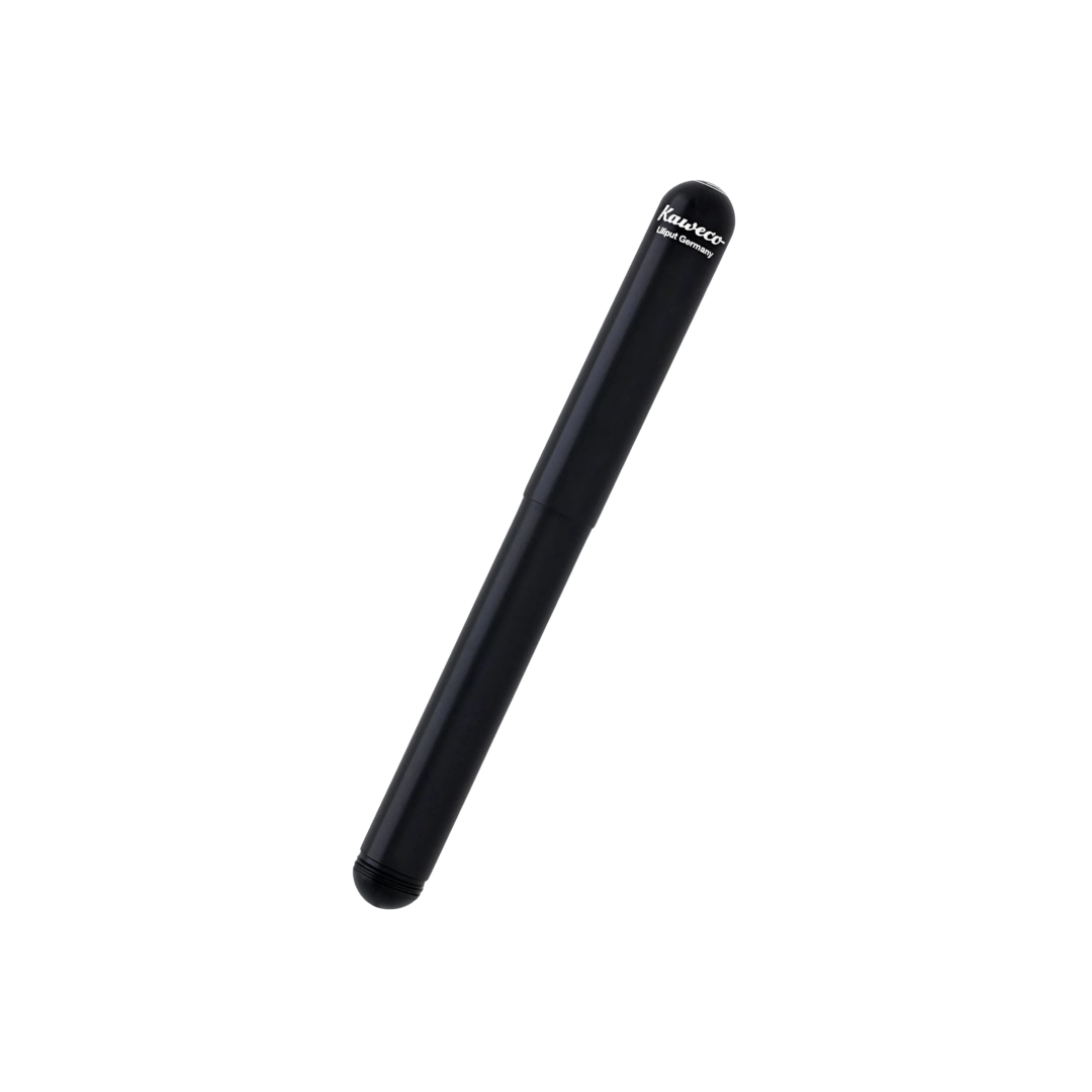 Kaweco Liliput Fountain Pen - Black — writing at an angle
