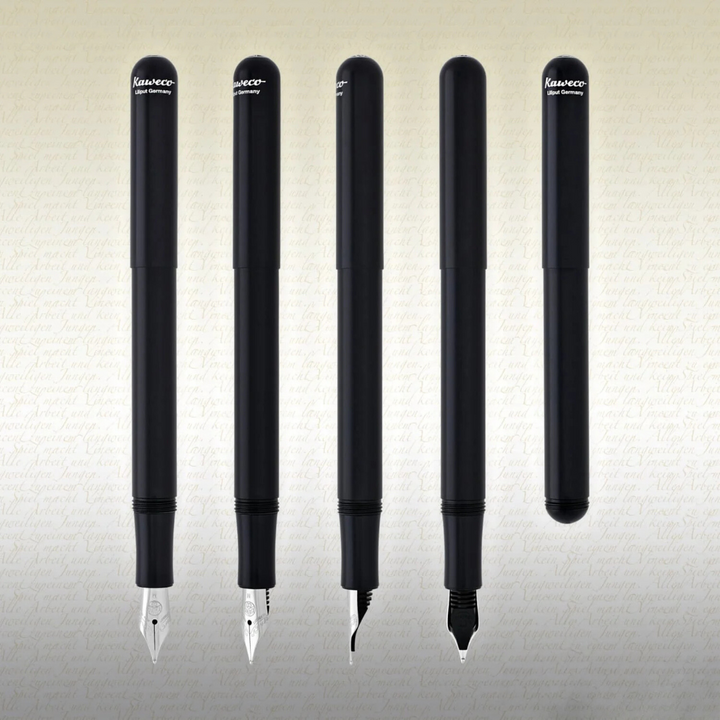 Kaweco Liliput Fountain Pen - Black — flat lay