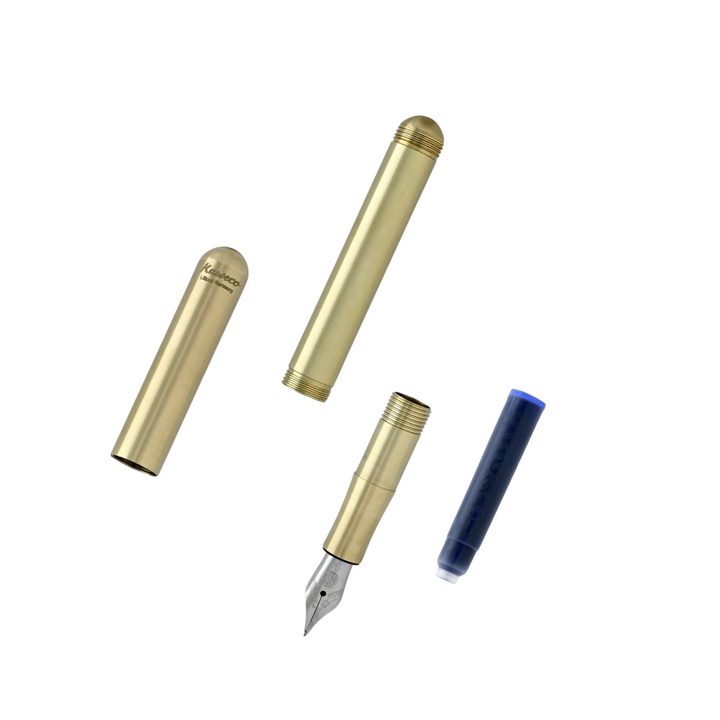 Kaweco Liliput Fountain Pen - Brass — barrel detail