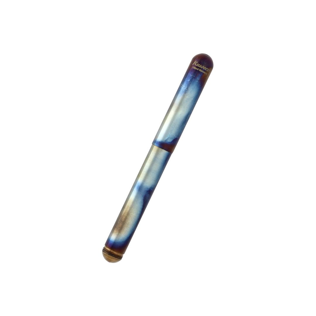 Kaweco Liliput Fountain Pen - Fireblue — nib close-up