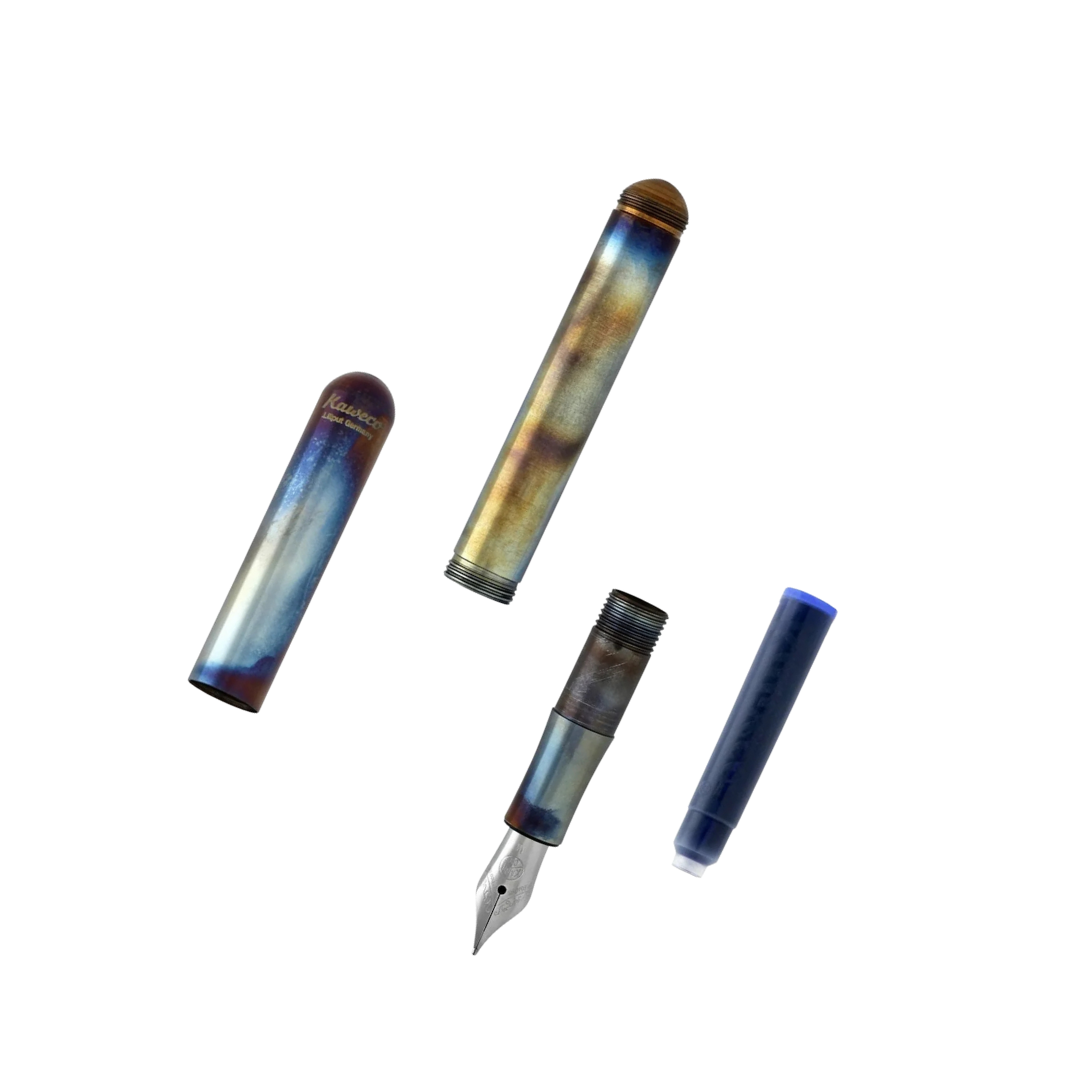 Kaweco Liliput Fountain Pen - Fireblue — with packaging