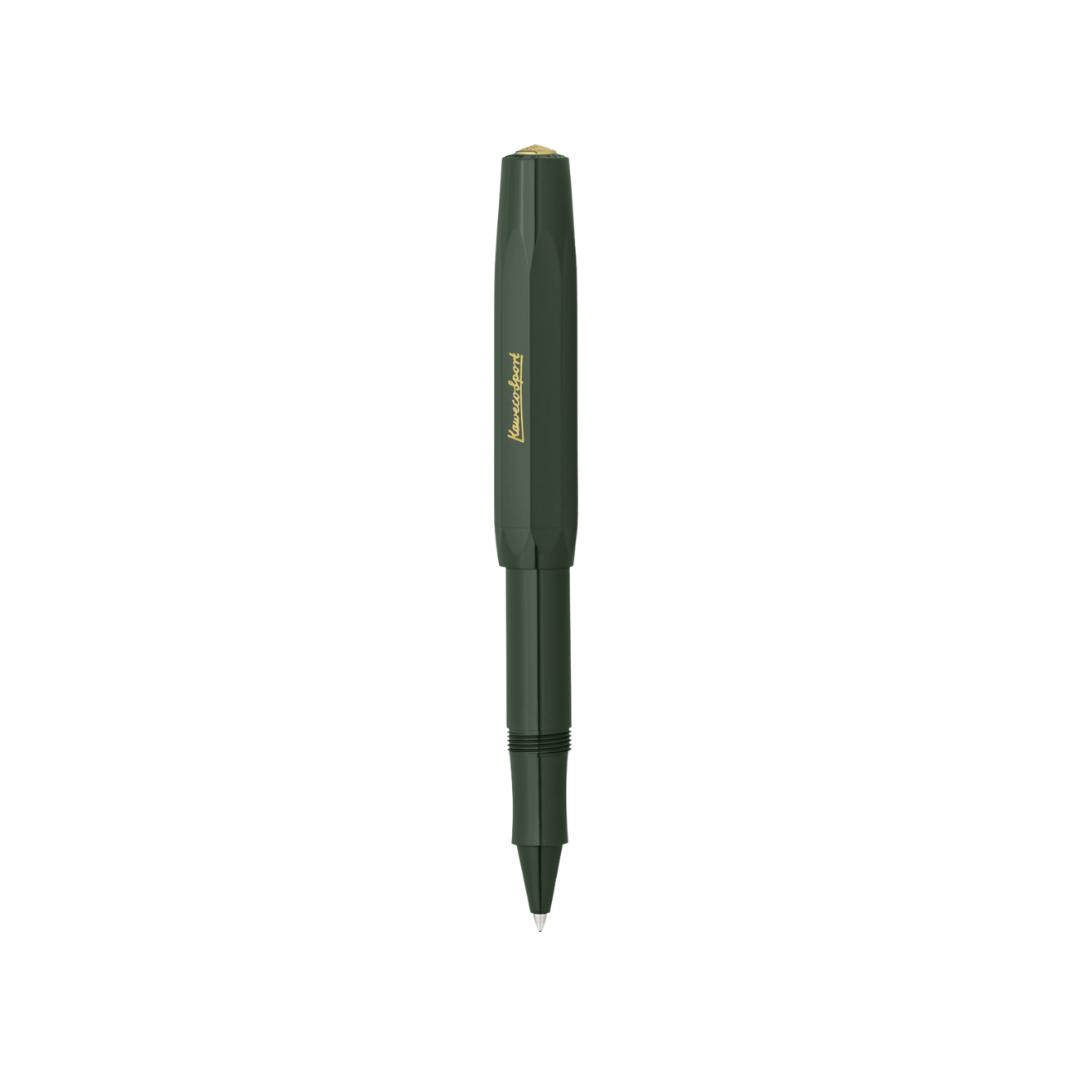Kaweco Classic Sport Gel Roller Pen - Green — barrel detail