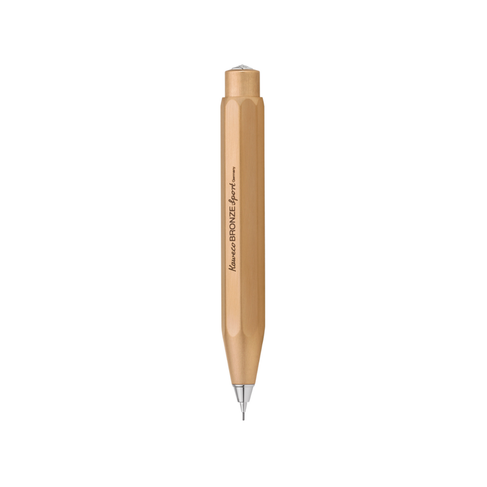 Kaweco Bronze Sport Mechanical Pencil — lead extended