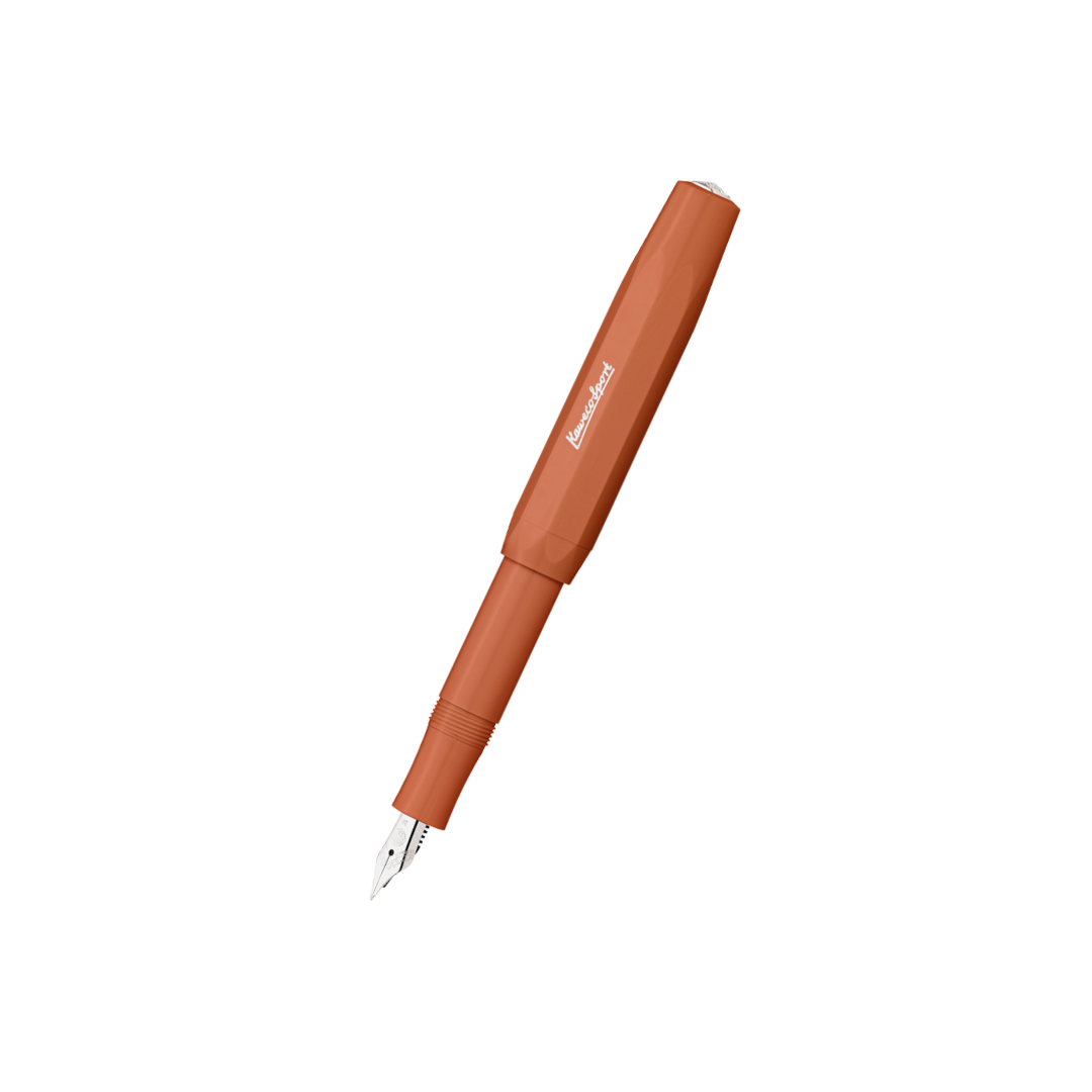 Kaweco Skyline Sport Fountain Pen in Fox — Kaweco fountain pen — precision nib writing instrument, at Cityluxe Singapore stationery store