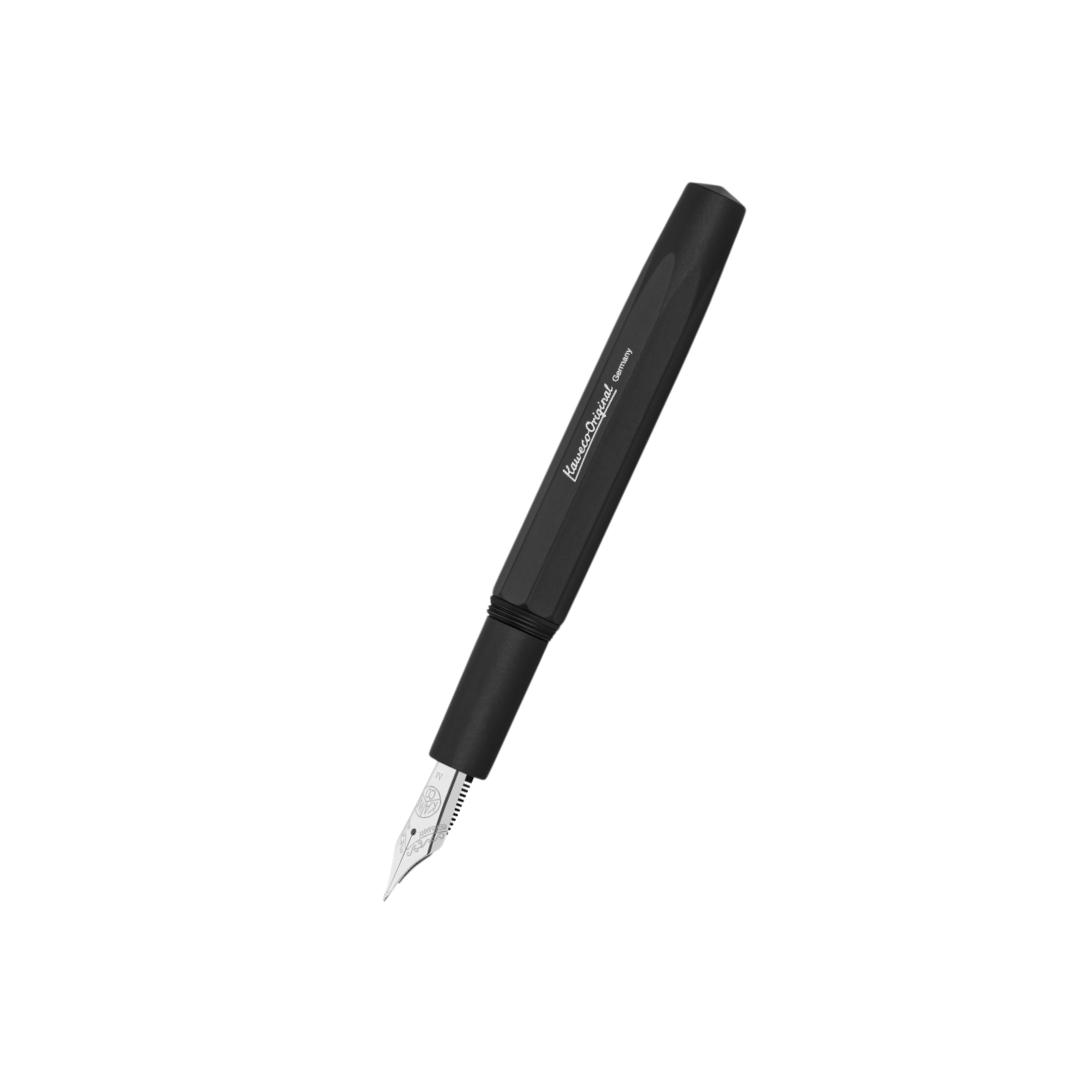 Kaweco ORIGINAL Fountain Pen Black Chrome 250 Nib — Kaweco fountain pen — precision nib writing instrument, at Cityluxe Singapore stationery store
