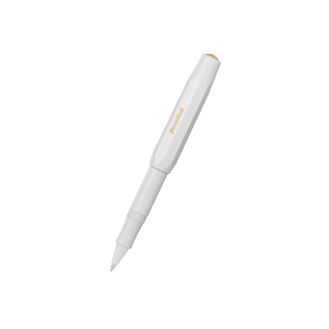 Kaweco Classic Sport Gel Roller Pen - White — front view
