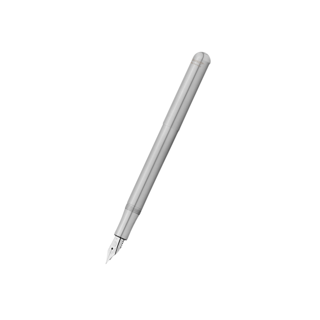 Kaweco Liliput Fountain Pen - Stainless Steel — capped
