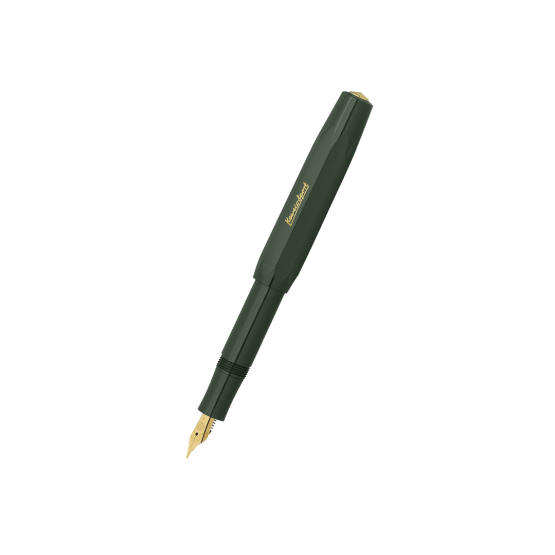 Kaweco Classic Sport Fountain Pen - Green — capped