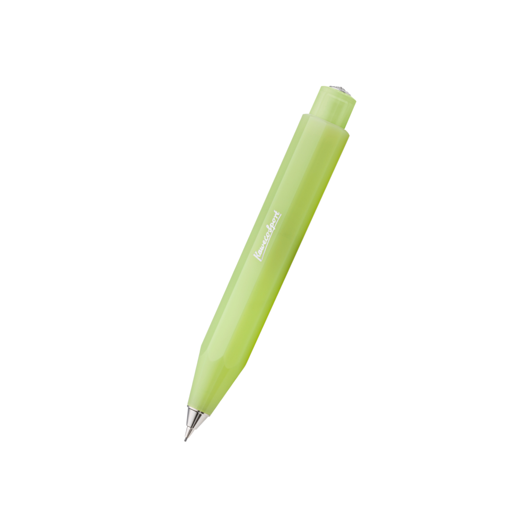 Kaweco Frosted Sport Mechanical Pencil - Fine Lime — capped