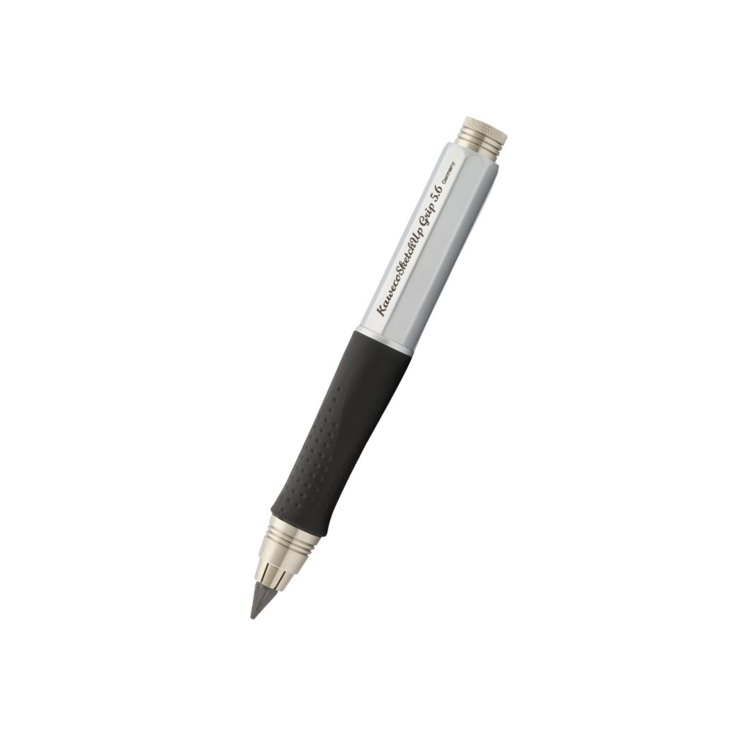 Kaweco SKETCH UP Grip Clutch Pencil - Satin Chrome — capped