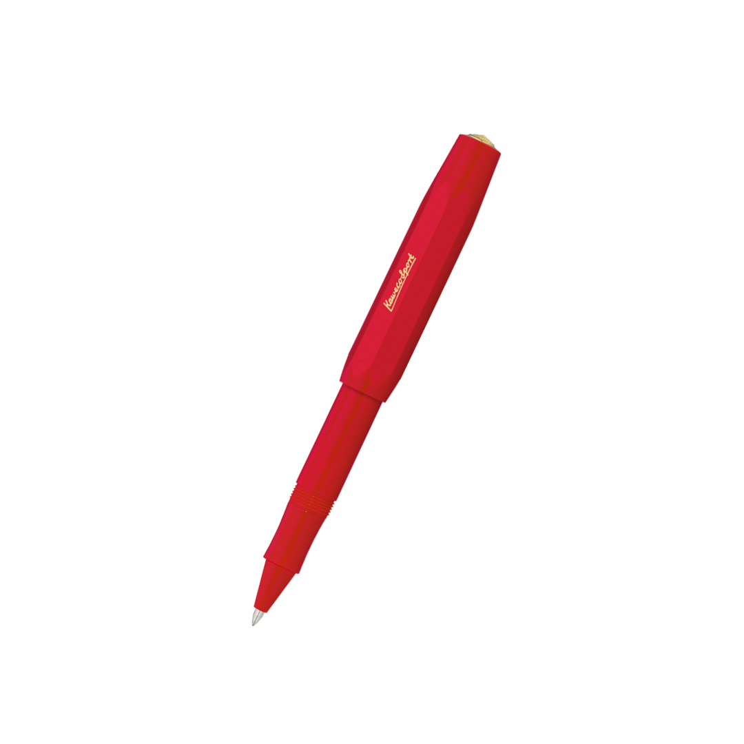 Kaweco Classic Sport Gel Roller Pen in Red — Kaweco rollerball pen — fluid gel ink writing instrument, at Cityluxe Singapore