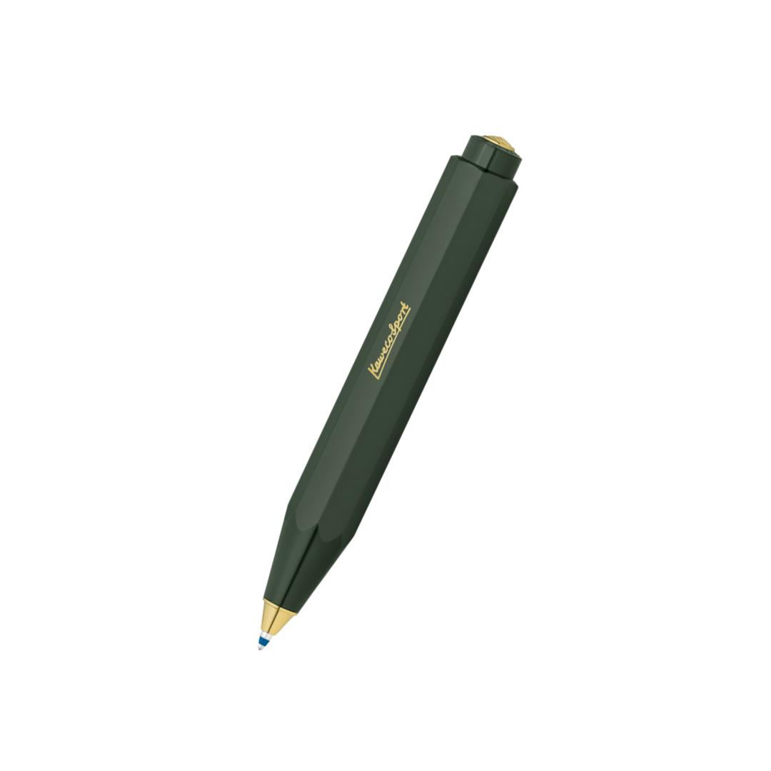 Kaweco Classic Sport Ballpoint Pen in Green — Kaweco ballpoint pen — reliable smooth-writing everyday pen, at Cityluxe Singapore