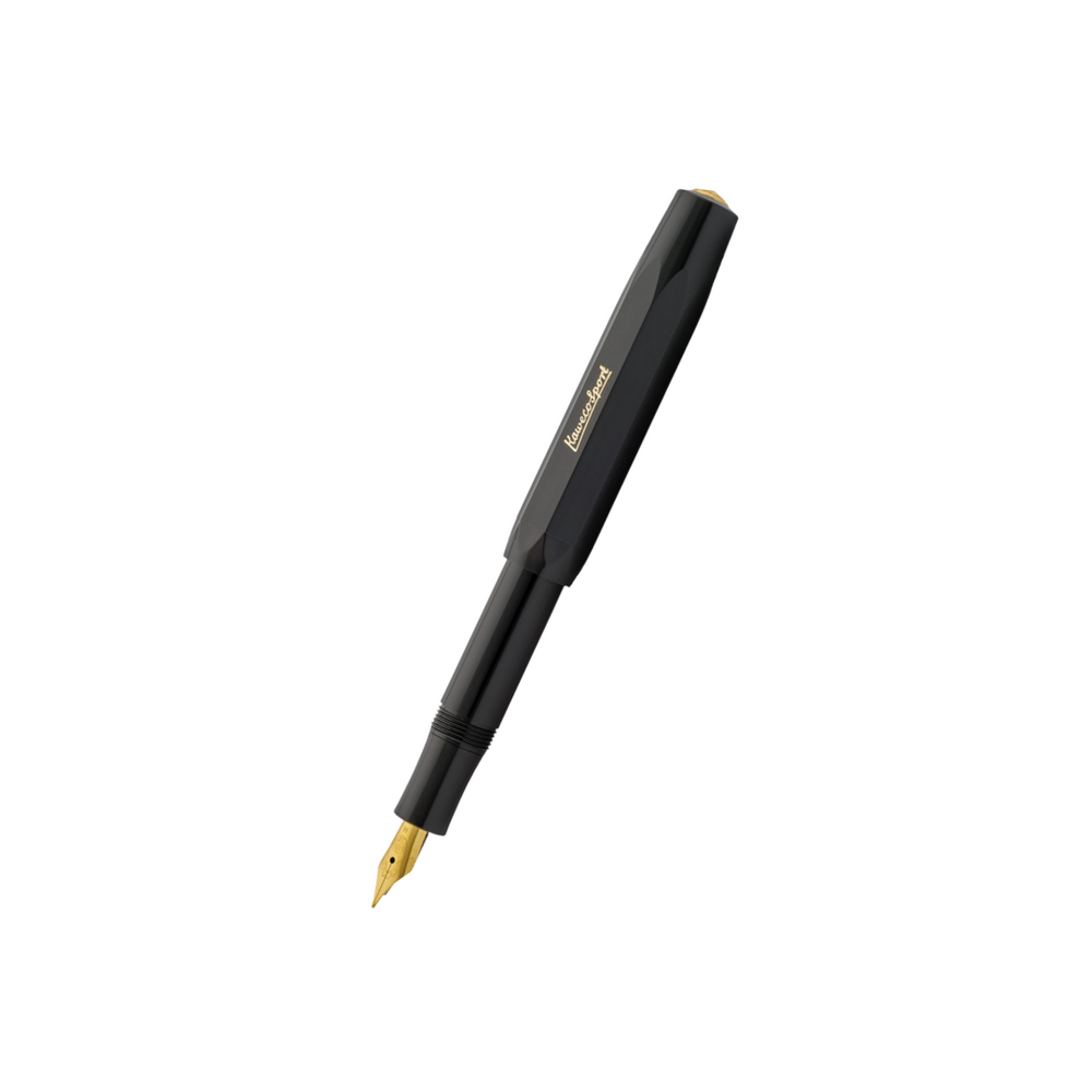 Kaweco Classic Sport Fountain Pen in Black — Kaweco fountain pen — precision nib writing instrument, at Cityluxe Singapore stationery store