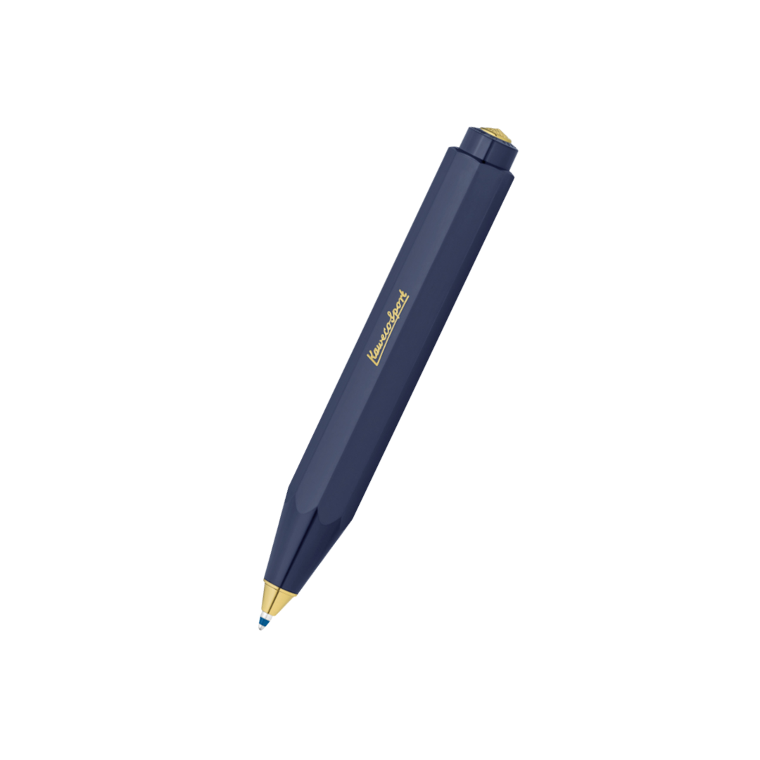 Kaweco Classic Sport Ballpoint Pen in Navy — Kaweco ballpoint pen — reliable smooth-writing everyday pen, at Cityluxe Singapore