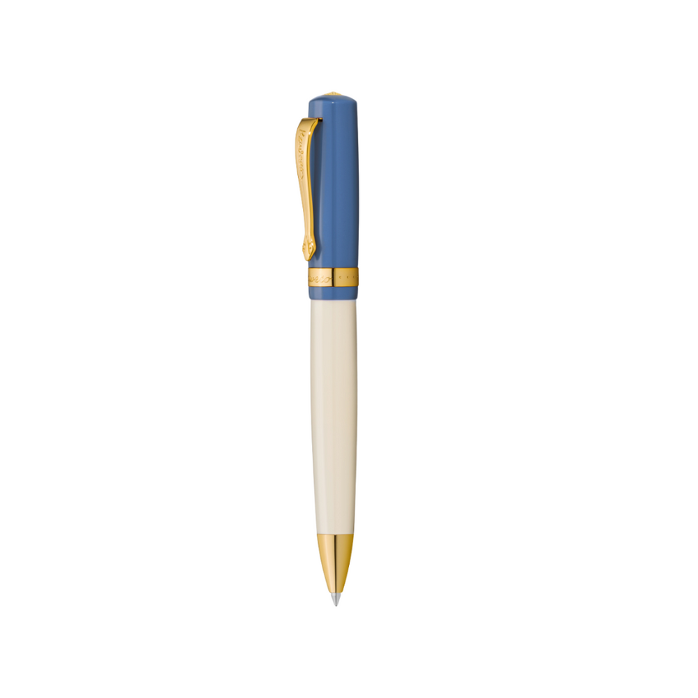 Kaweco STUDENT Ballpoint Pen - 50's Rock — uncapped with cap posted