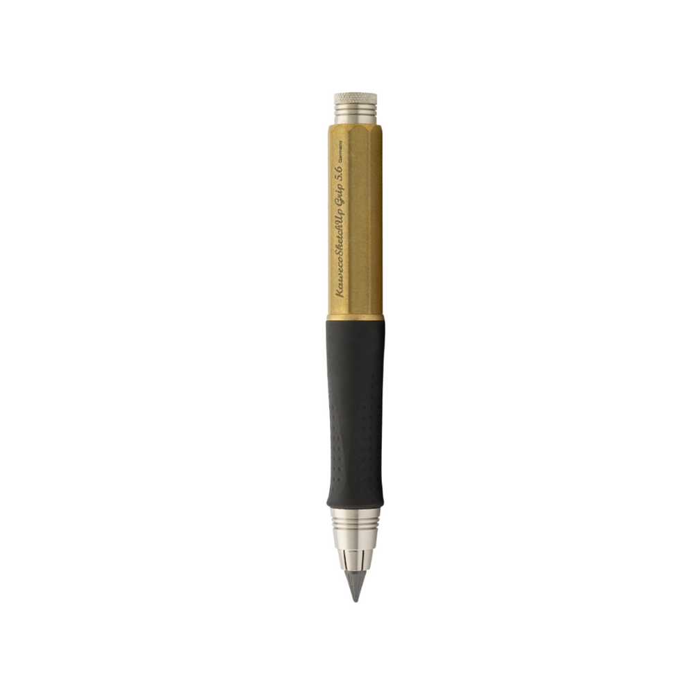 Kaweco SKETCH UP Grip Clutch Pencil - Brass — lead extended
