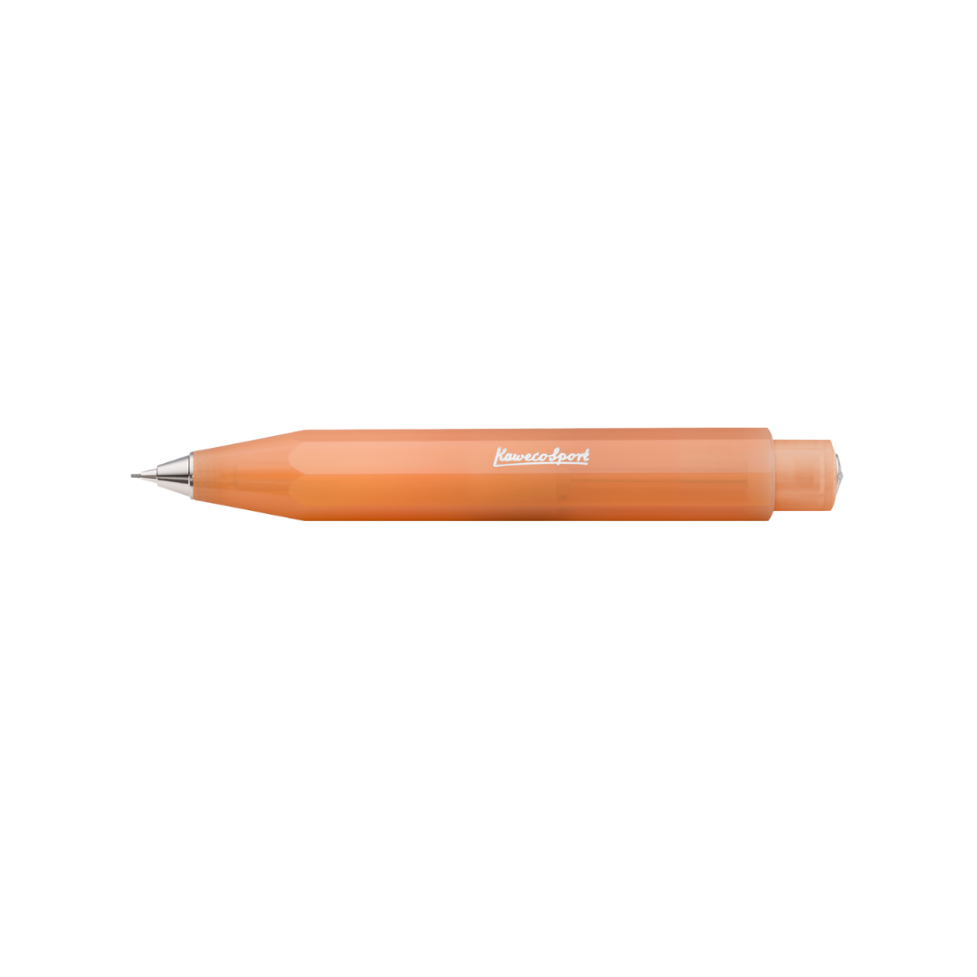 Kaweco Frosted Sport Mechanical Pencil - Soft Mandarin — tip detail