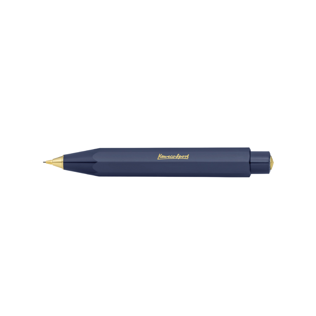 Kaweco Classic Sport Mechanical Pencil in Navy — Kaweco mechanical pencil — precision drafting and writing pencil, at Cityluxe Singapore