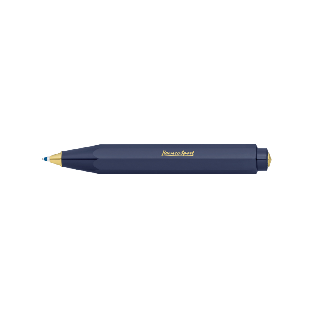 Kaweco Classic Sport Ballpoint Pen in Navy — Kaweco ballpoint pen — reliable smooth-writing everyday pen, at Cityluxe Singapore