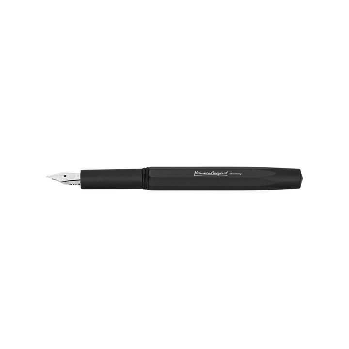 Kaweco ORIGINAL Fountain Pen Black Chrome 060 Nib — Kaweco fountain pen — precision nib writing instrument, at Cityluxe Singapore stationery store