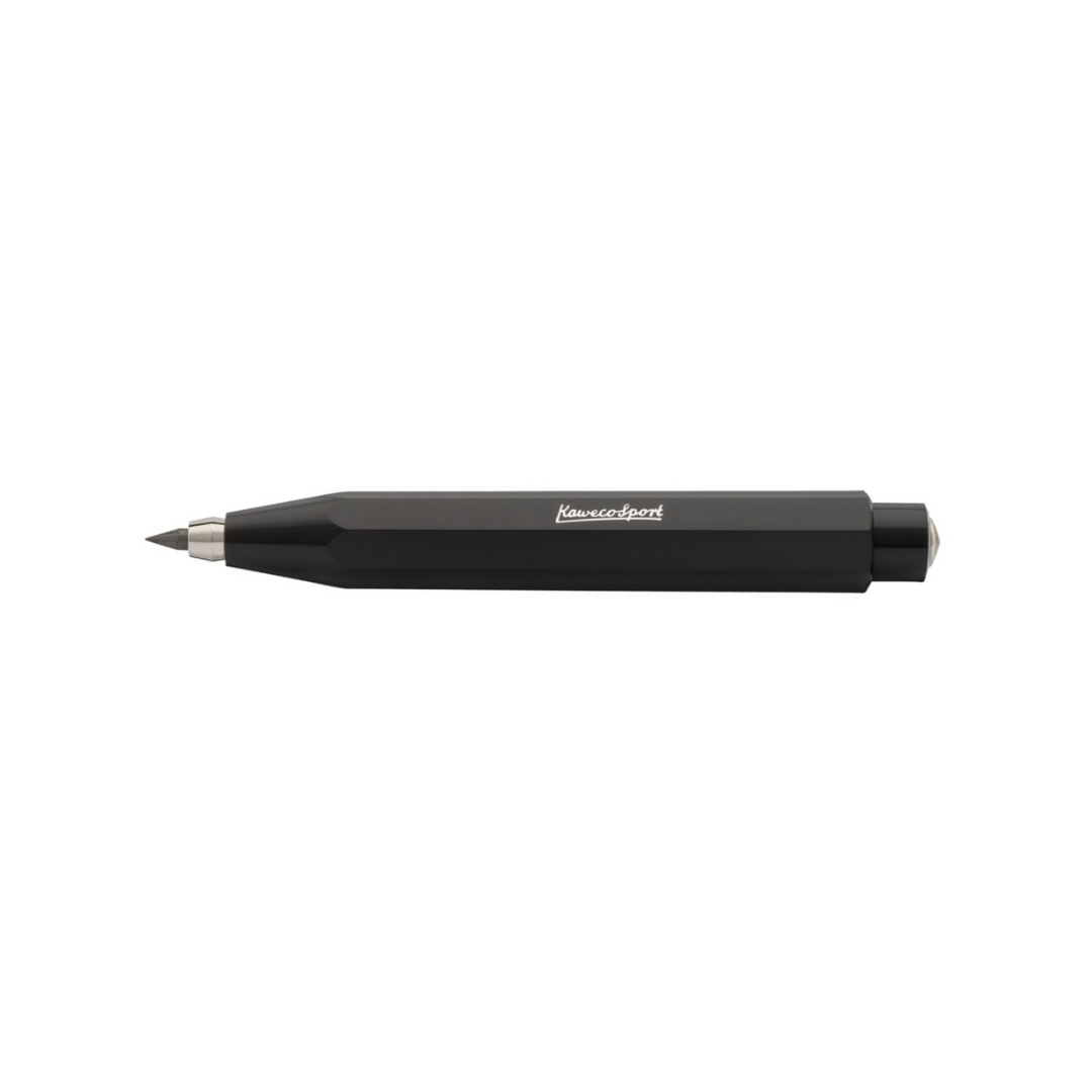 Kaweco Skyline Sport Clutch Pencil 3.2mm in Black — Kaweco pencil — quality graphite writing pencil, at Cityluxe Singapore