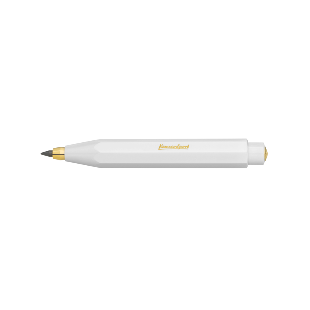 Kaweco Classic Sport Clutch Pencil 3.2mm - White — barrel detail