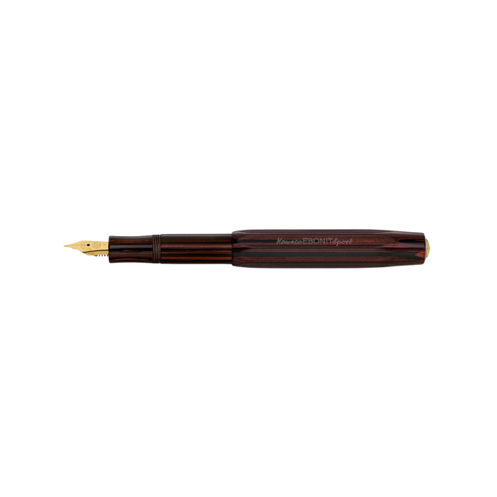 Kaweco EBONIT Sport 140 Years Anniversary Edition Fountain Pen Set — nib close-up