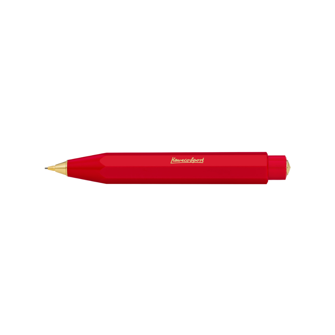 Kaweco Classic Sport Mechanical Pencil - Red — tip detail