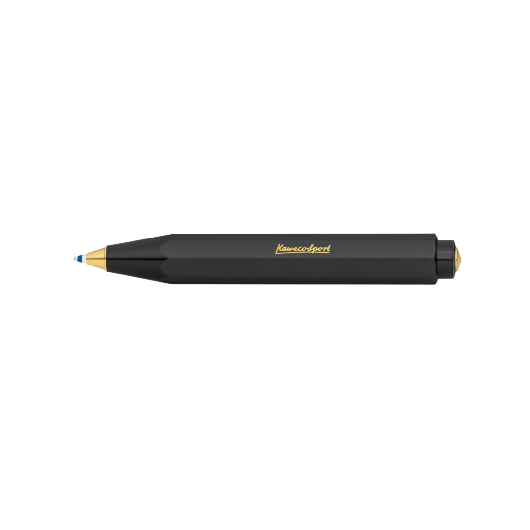 Kaweco Classic Sport Ballpoint Pen in Black — Kaweco ballpoint pen — reliable smooth-writing everyday pen, at Cityluxe Singapore