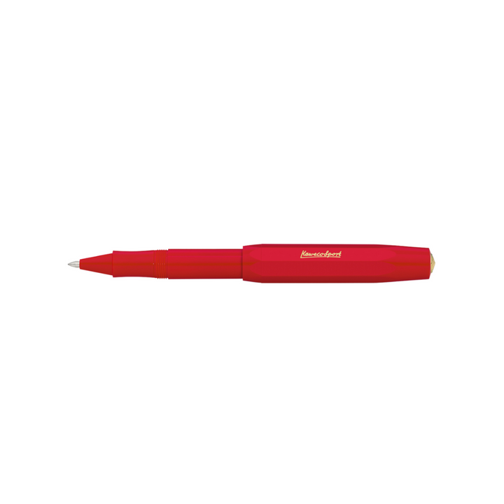 Kaweco Classic Sport Gel Roller Pen in Red — Kaweco rollerball pen — fluid gel ink writing instrument, at Cityluxe Singapore