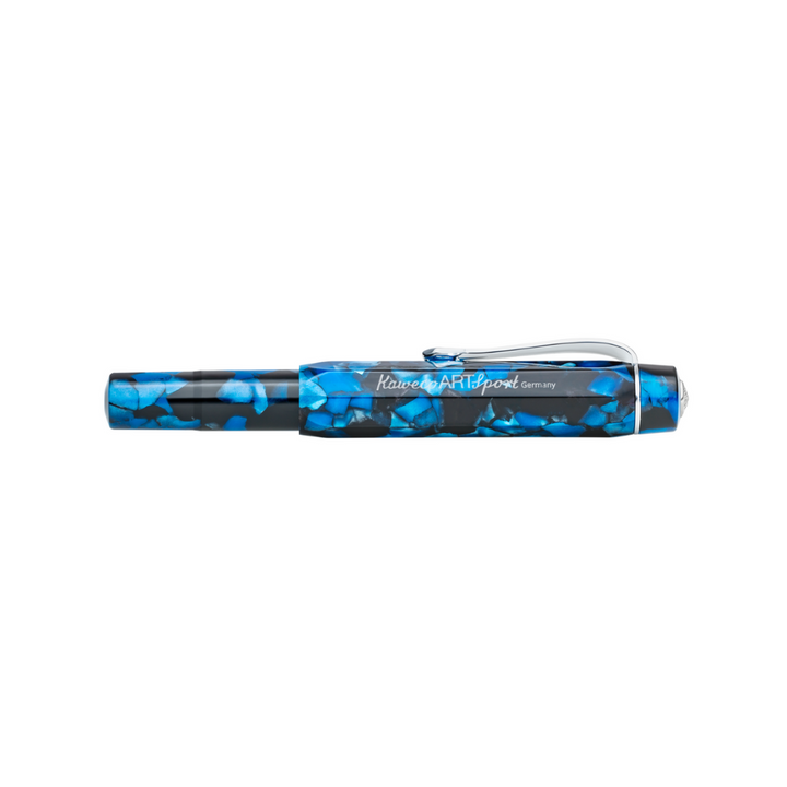 Kaweco Art Sport Fountain Pen - Pebble Blue — flat lay
