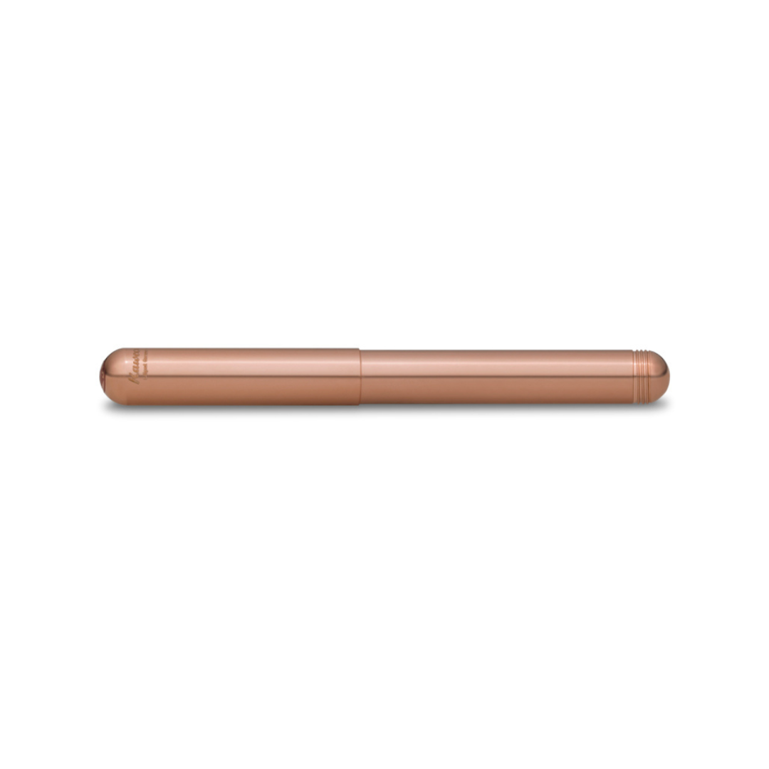 Kaweco Liliput Fountain Pen - Copper — writing at an angle