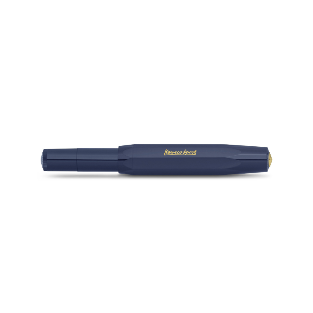 Kaweco Classic Sport Gel Roller Pen in Navy — Kaweco rollerball pen — fluid gel ink writing instrument, at Cityluxe Singapore