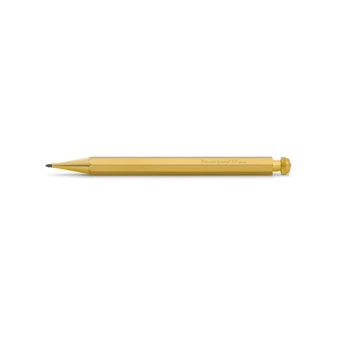 Kaweco Special Mechanical Pencil - Brass — with packaging