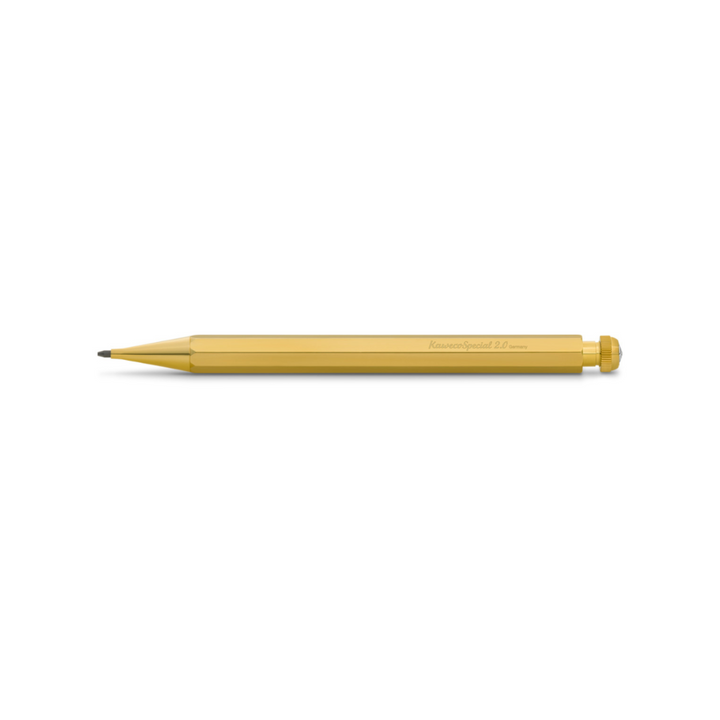 Kaweco Special Mechanical Pencil - Brass — with packaging