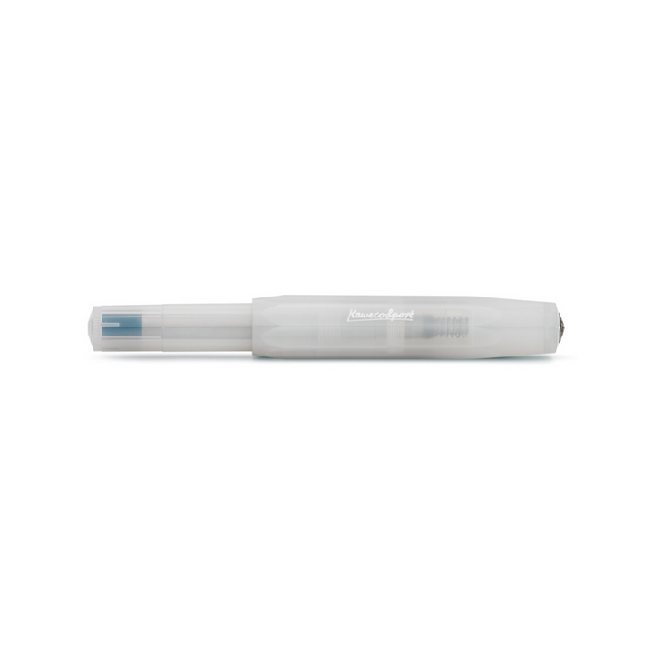 Kaweco Frosted Sport Fountain Pen - Natural Coconut — flat lay