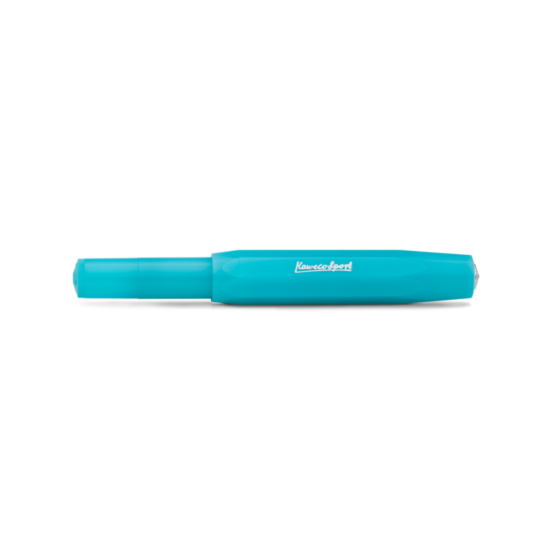 Kaweco Frosted Sport Gel Rollerball Pen - Light Blueberry — engraving example