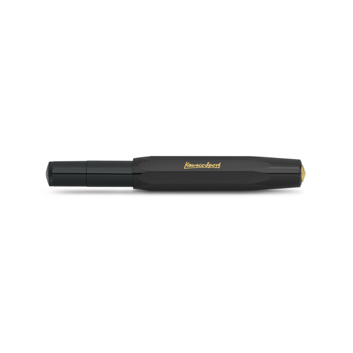 Kaweco Classic Sport Gel Rollerball Pen in Black — Kaweco rollerball pen — fluid gel ink writing instrument, at Cityluxe Singapore