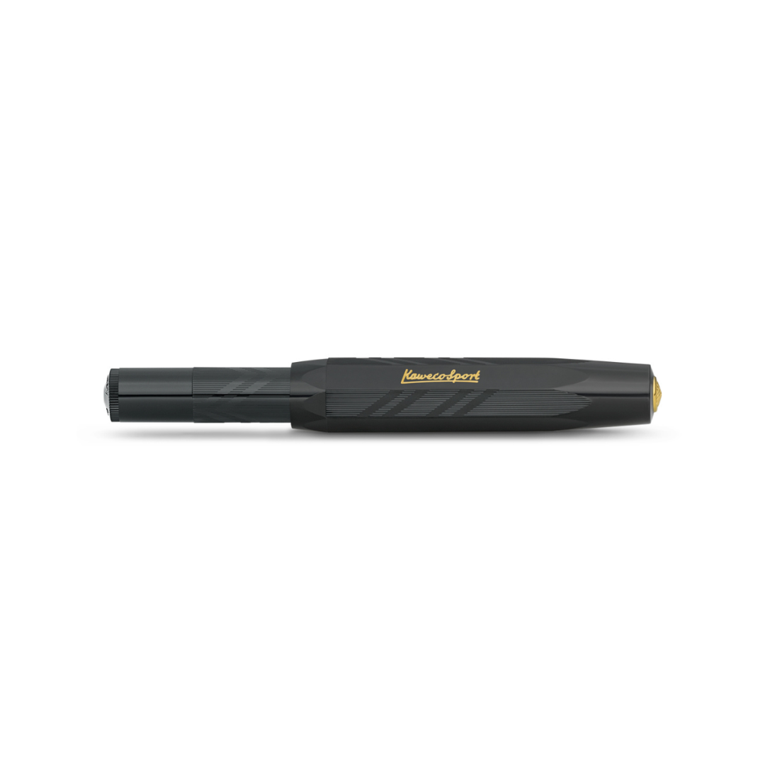 Kaweco Classic Sport Guilloche 1935 Fountain Pen - Black — with packaging